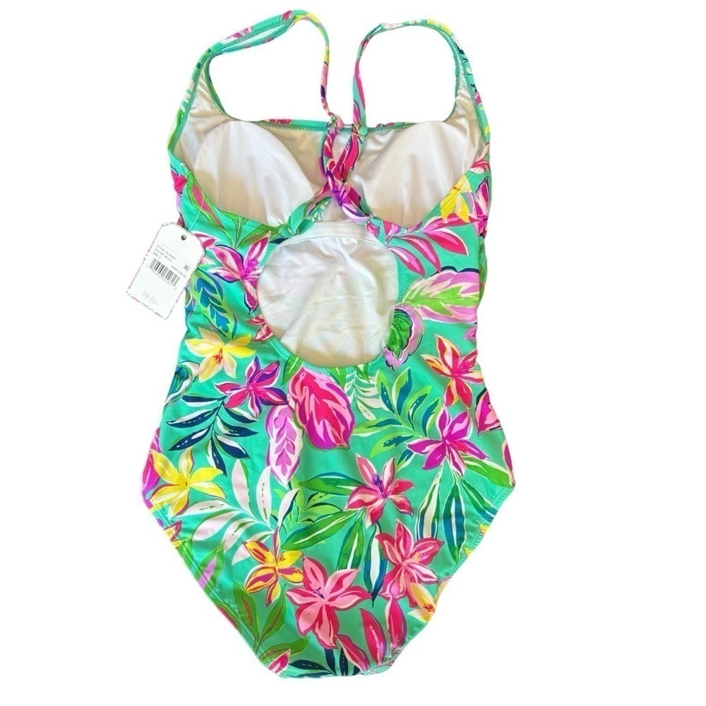 Stella Parker NWT Multi Color Floral One Piece Swimsuit - Picture 3 of 10